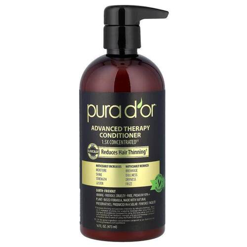 Pura D'or,Advanced Therapy Conditioner, 16 fl oz (473 ml)