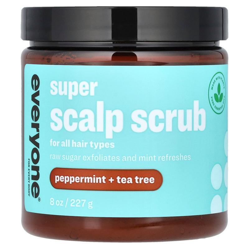 Everyone,Super Scalp Scrub, For All Hair Types, Peppermint +