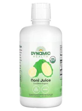Dynamic Health,认可有机诺丽果全果汁，32 液量盎司（946 毫升）