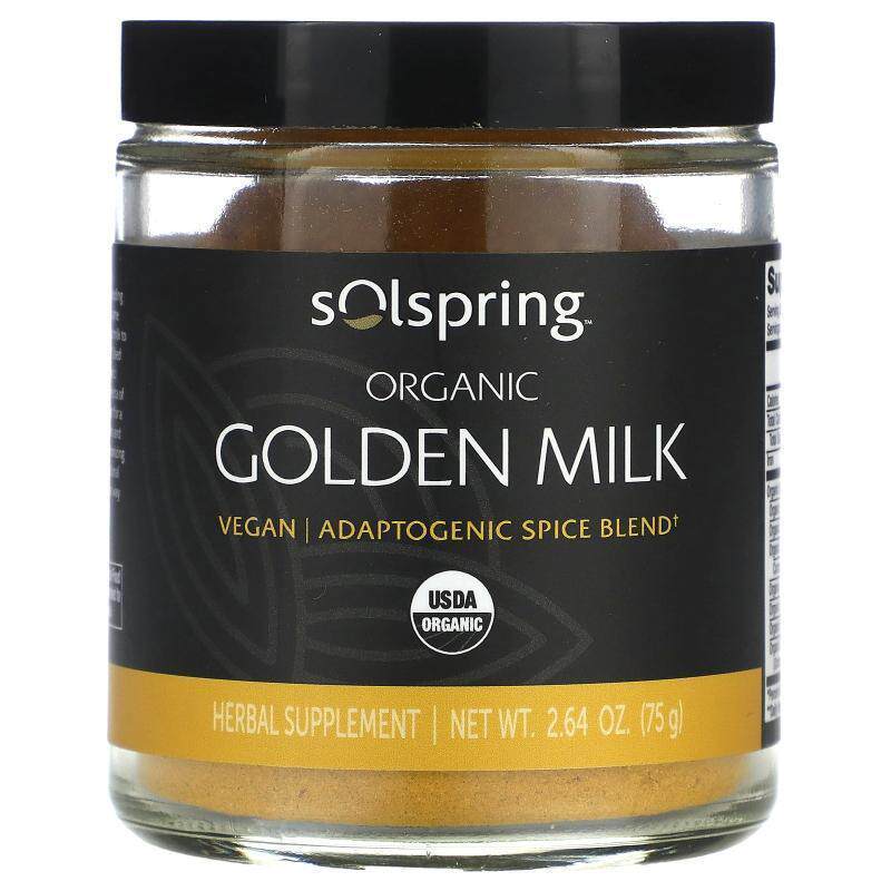 Mercola博士,Solspring, Organic Golden Milk, 2.64 oz (75 g)