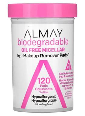 Almay,Eye Makeup Remover Pads, 120 Pads