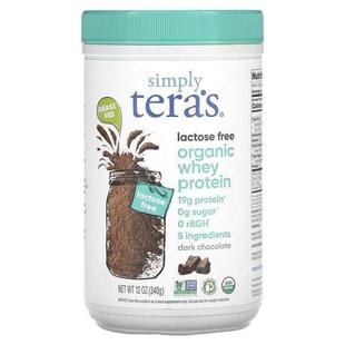 Simply Tera's,Organic Whey Protein, Dark Chocolate, 12 oz (3