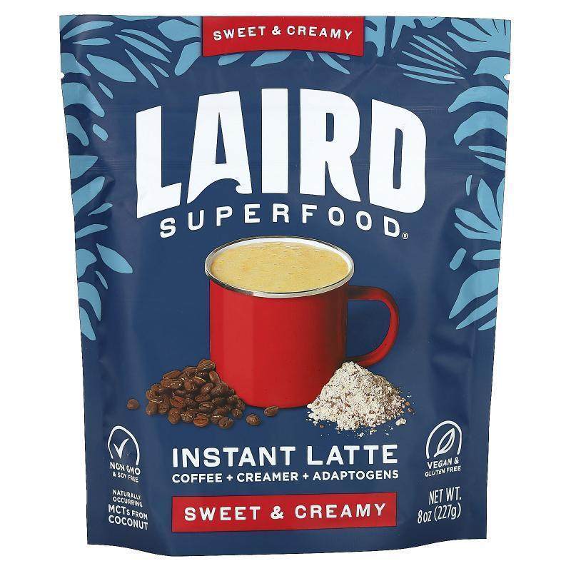 Laird Superfood,InstaFuel，优质咖啡 + SuperFood 奶精，原味，