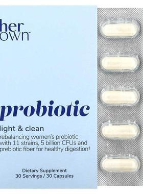 Her Own,Probiotic, 30 Capsules