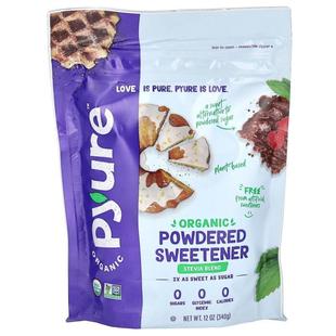 340 盎司 克 有机粉状甜味剂 Pyure 甜叶菊混合物