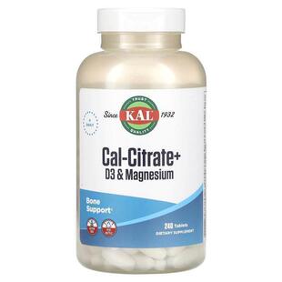 KAL,柠檬酸钙+,D3 和镁,240 片