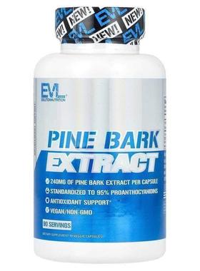 EVL,Pine Bark Extract, 240 mg, 90 Veggie Capsules