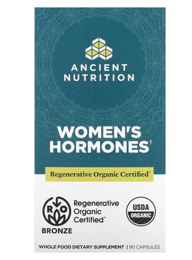 Dr. Axe / Ancient Nutrition,Women's Hormones, 90 Capsules