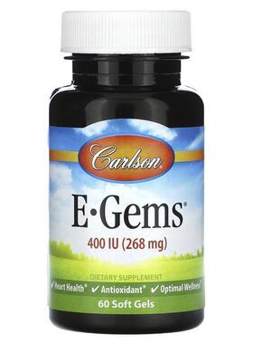 Carlson,E Gems,  200 Soft Gels