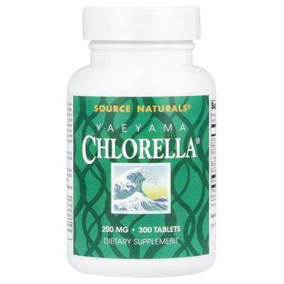 源美,Yaeyama Chlorella®，200 毫克，300 片（每片 20 毫克）