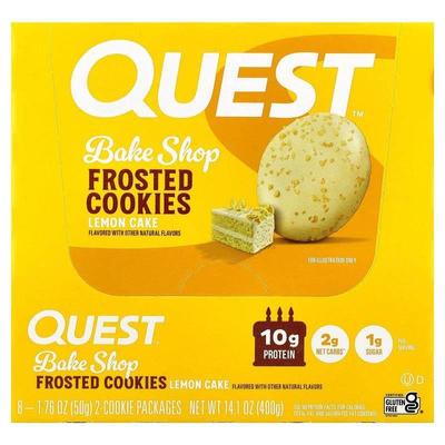 Quest Nutrition,烘焙店糖霜曲奇，柠檬蛋糕味，8 袋（每袋 2 块