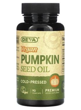 Deva,Vegan Pumpkin Seed Oil, 90 Vegan Caps