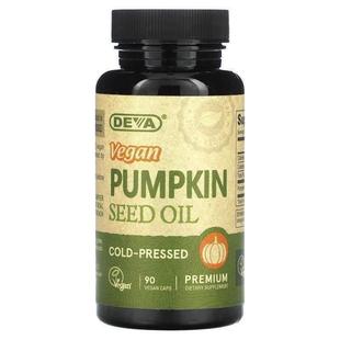Deva,Vegan Pumpkin Seed Oil, 90 Vegan Caps