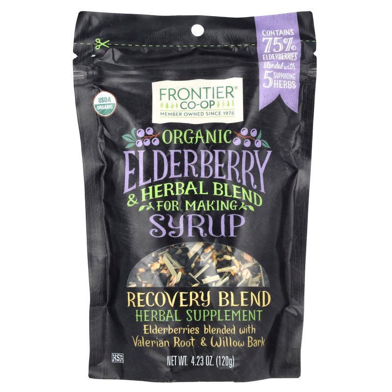 Frontier Co-op,Organic Elderberry &amp;amp; Herbal Blend