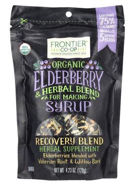 Frontier Co-op,Organic Elderberry &amp;amp; Herbal Blend