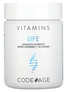 Codeage,维生素，Life，高级营养素，90 粒胶囊