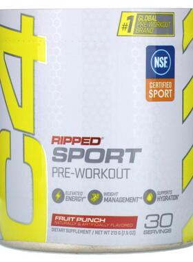 细胞肌能C4Ripped Sport锻炼前肌肉耐力肉碱训练健身帮助运动力