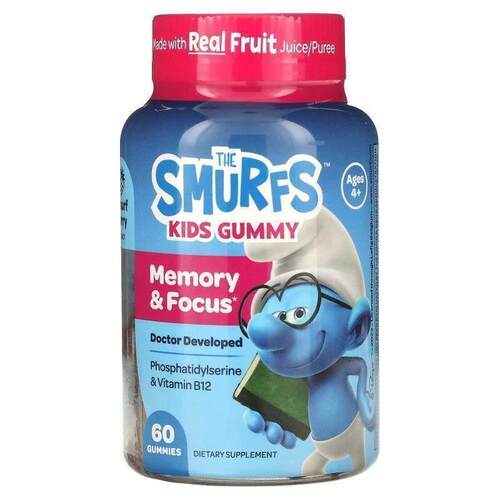 The Smurfs,The Smurfs, Kids Memory & Focus Gummy