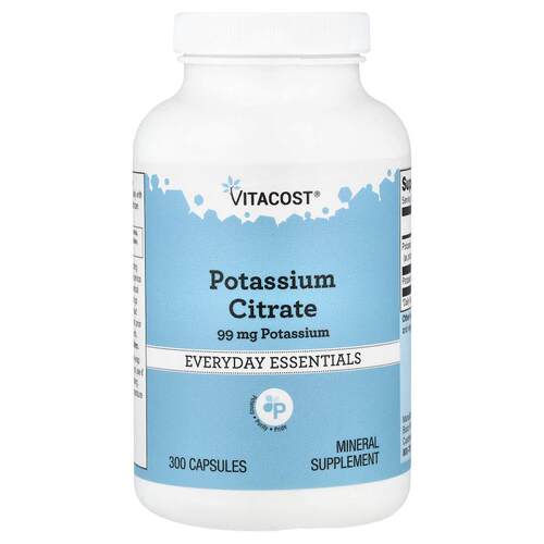 Vitacost Potassium Citrate柠檬酸钾矿物质润泽一天温暖相伴
