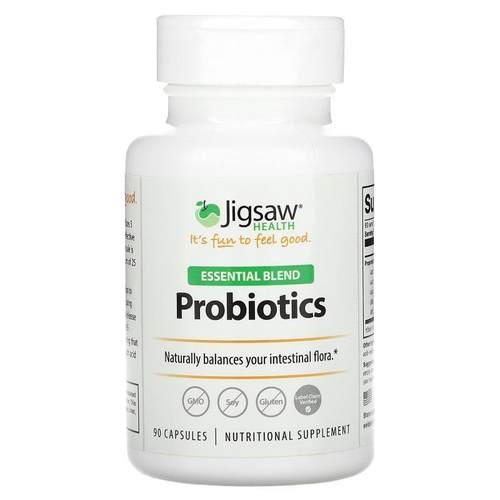 Jigsaw Health,Essential Blend, Probiotics, 90 Capsules