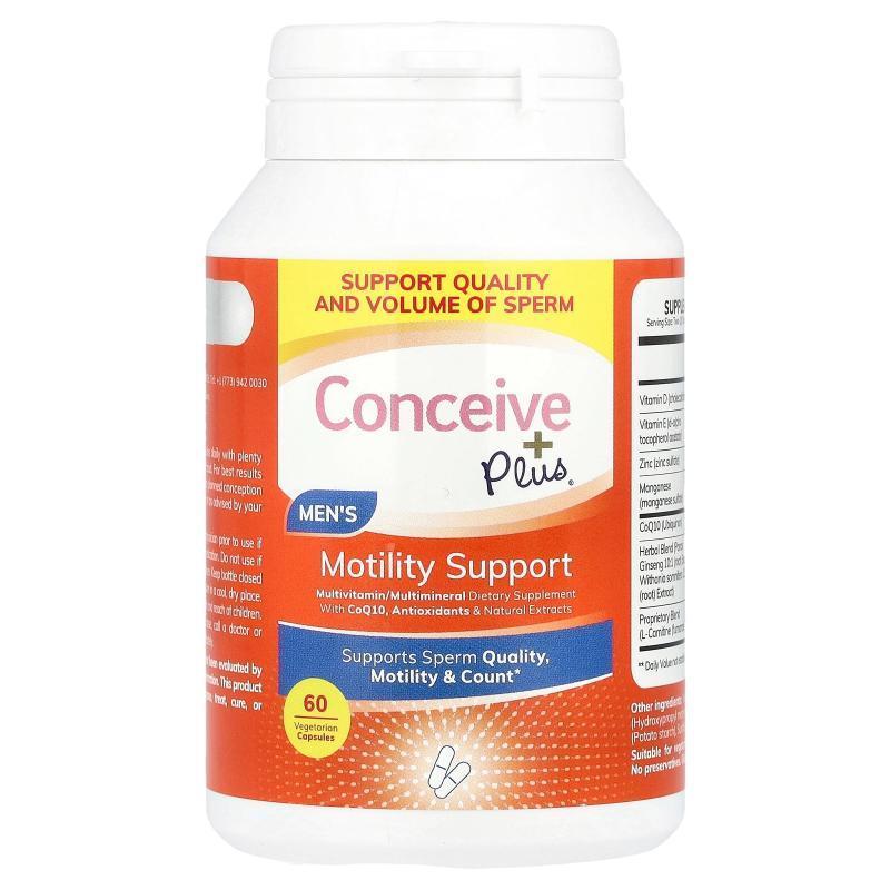 Conceive Plus,男性活性支持，60 粒素食胶囊