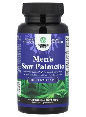 Natures Craft,Men's Saw Palmetto , 100 Capsules