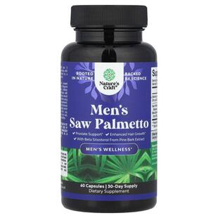 Natures Craft,Men's Saw Palmetto , 100 Capsules