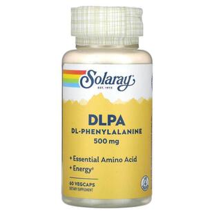 Solaray,DLPA，DL-苯丙氨酸，500 毫克，60 粒素食胶囊