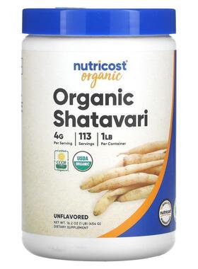 Nutricost,Organic Shatavari, Unflavored, 16.2 oz (454 g)