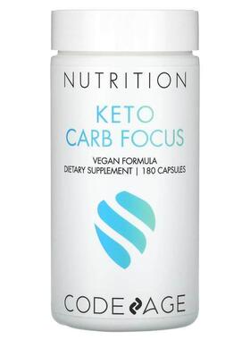 Codeage,Keto Carb Focus, 180 Capsules