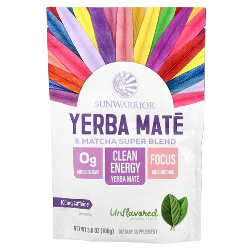Sunwarrior/太阳勇士马黛茶与抹茶混合配方Yerba Mate约会好时光