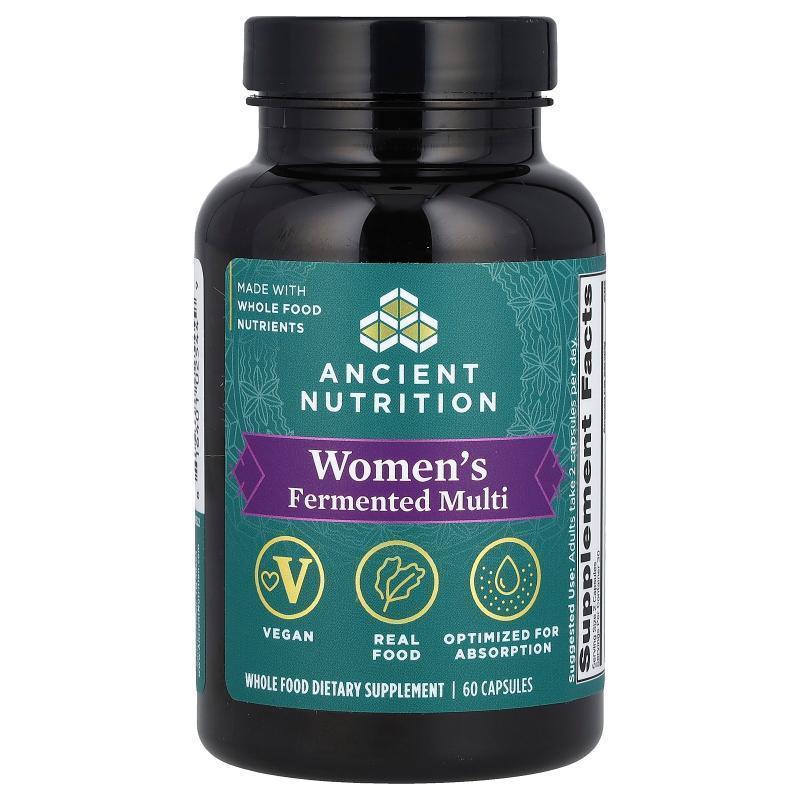 Dr. Axe / Ancient Nutrition,Women's Fermented Multi, 60 Caps