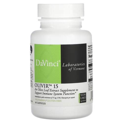 DaVinci Laboratories of Vermont Olivir 15橄榄叶提取物机体抵