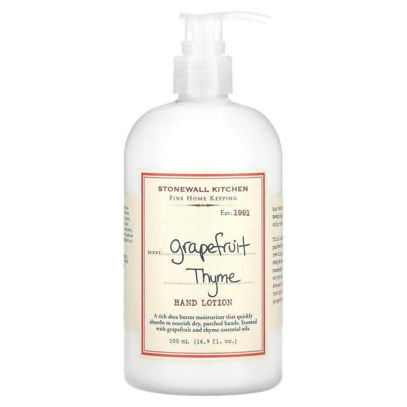 Stonewall Kitchen,Hand Lotion, Grapefruit Thyme, 16.9 fl oz