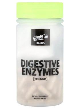 Ghost,Basics, Digestive Enzymes, 90 Veggie Capsules