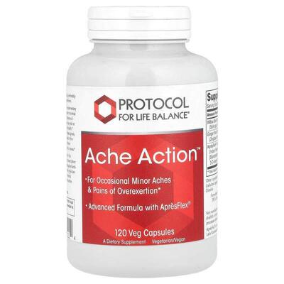 Protocol for Life Balance,Ache Action，120 粒素食胶囊
