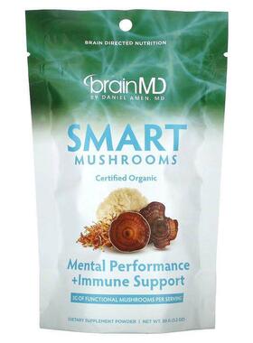 BrainMD,Smart Mushrooms, 3.2 oz (90 g)