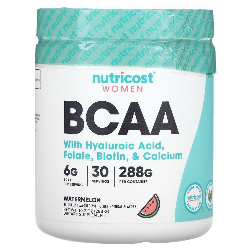 Nutricost,Women, BCAA with Hyaluronic  Acid, Folate, Biotin,