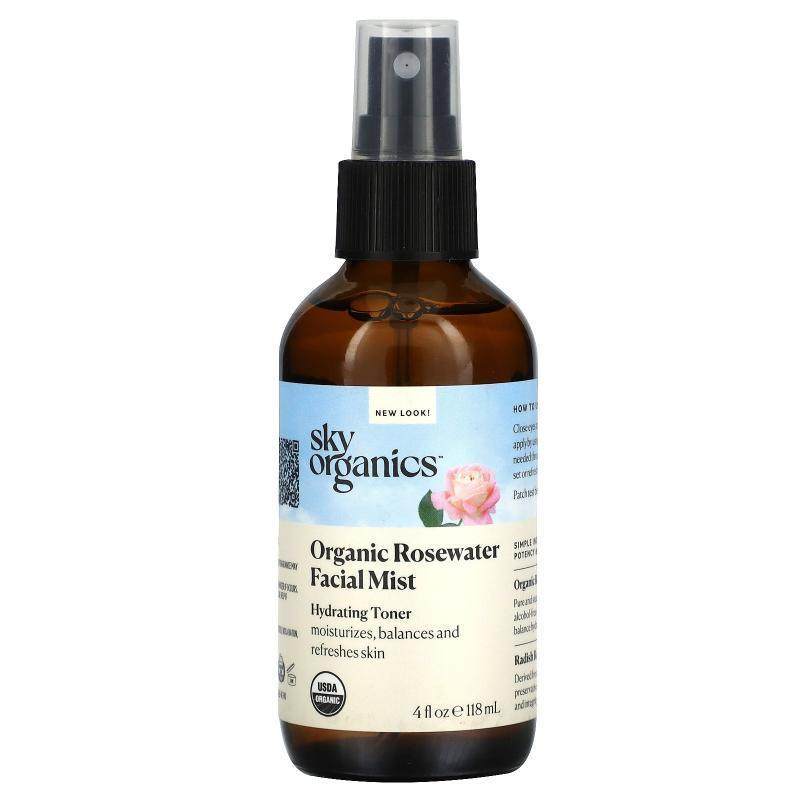 Sky Organics,全全正有机玫瑰水面部喷雾，保湿爽肤水，4 液量盎,保健食品/膳食营养补充食品,其他膳食营养补充剂,淘宝优惠券,粉丝福利购,淘宝优惠卷