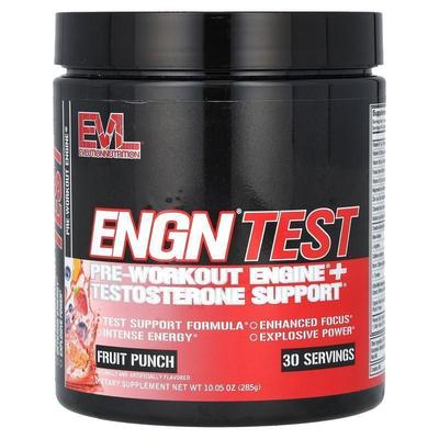 EVL,ENGN TEST, Pre-Workout Engine + Testosterone Support, Fr