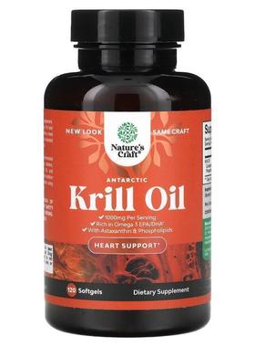 Natures Craft,Antarctic Krill Oil, 500 mg, 120 Softgels
