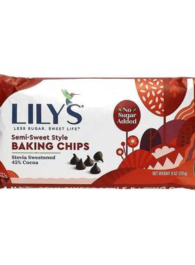 Lily's Sweets,优质烘焙棒，黑巧克力，4 盎司（113 克）