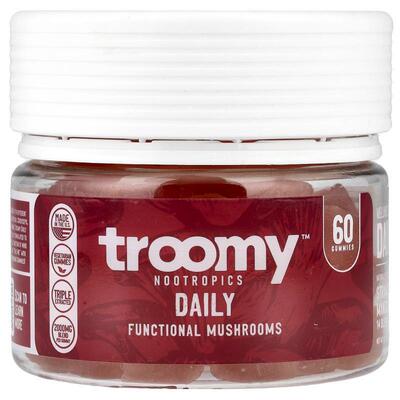 Troomy Nootropics,Daily, Functional Mushrooms Gummies