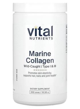 Vital Nutrients,Marine Collagen Wild-Caught, Type I &amp