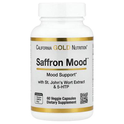 California Gold Nutrition,Saffron Mood™, 60 Veggie Capsules