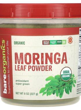 BareOrganics,Organic Moringa Leaf Powder, 8 oz (227 g)