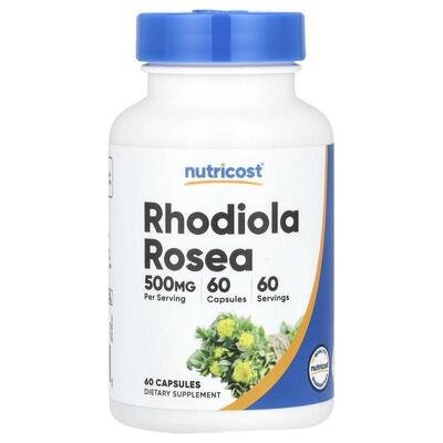 Nutricost Rhodiola Rosea扫罗码布尔神经系统健康认知身体机能耐