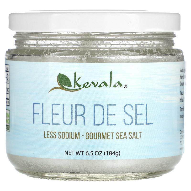 Kevala,Fleur De Sel, Less Sodium, Gourmet Sea Salt