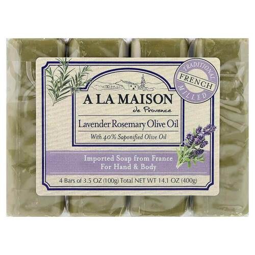 恍如家中,Hand &amp; Body Bar Soap, Lavender Rosemary Oli