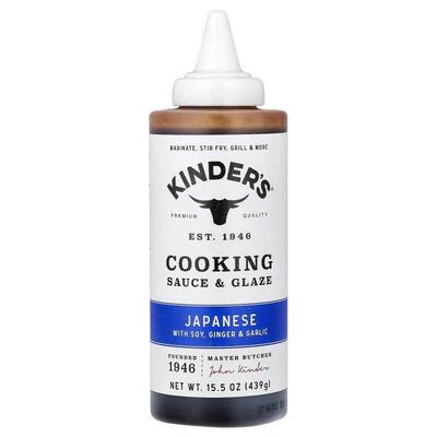 KINDER'S,Cooking Sauce & Glaze, Japanese, 15.5 oz (439 g